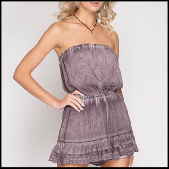 Mineral Wash Romper - Picture 7 of 7